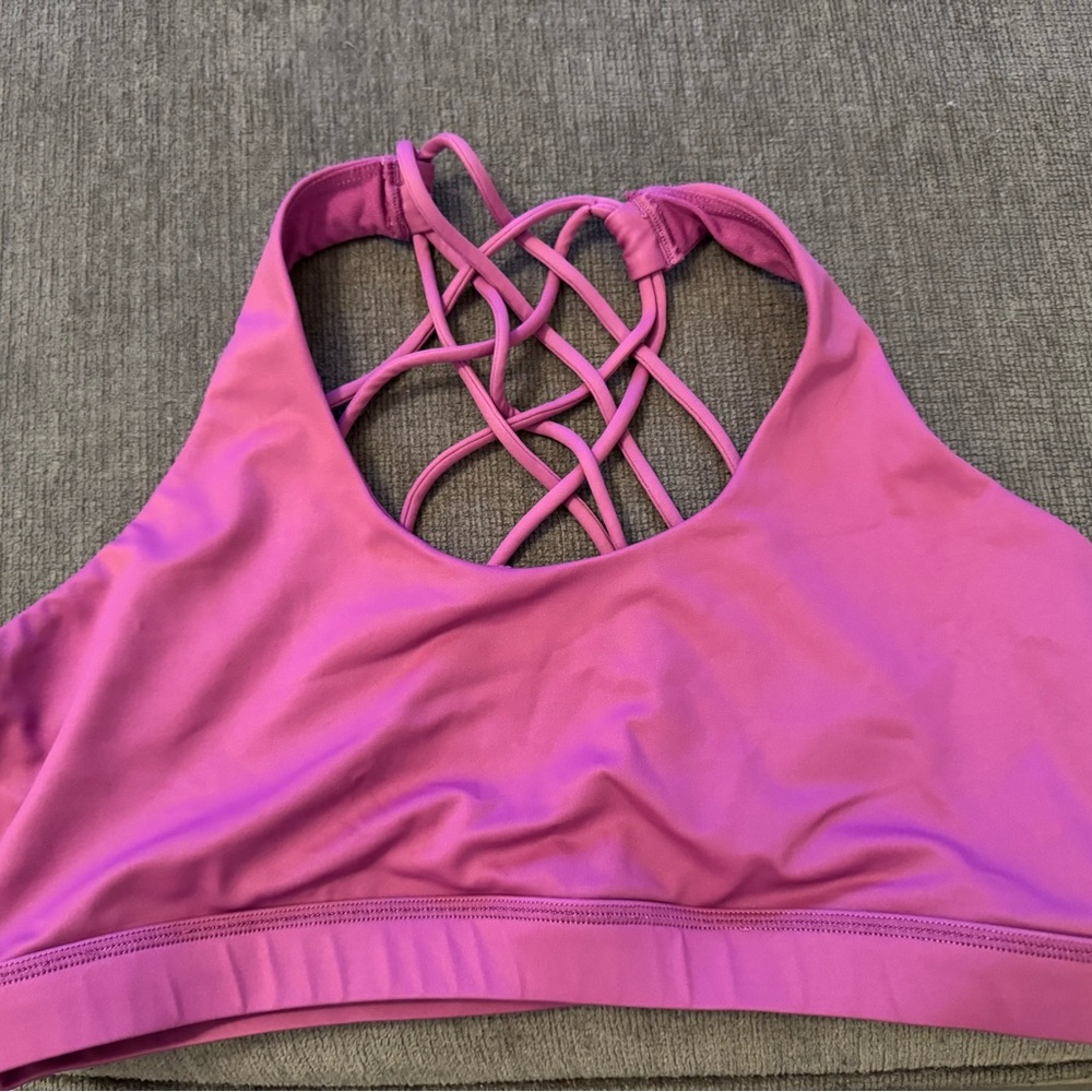 Constantly Varied Gear CVG Pink Strappy Sports Bra